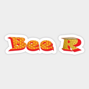 The Buzzed Bee and the Brewed BeerThe Buzzed Bee and the Brewed Beer Sticker